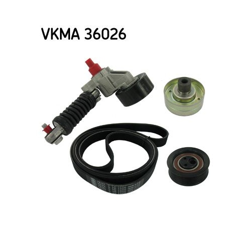 1 V-Ribbed Belt Set SKF VKMA 36026 RENAULT