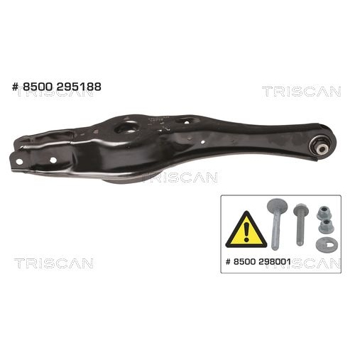 1 Control/Trailing Arm, wheel suspension TRISCAN 8500 295188 AUDI SEAT SKODA VW