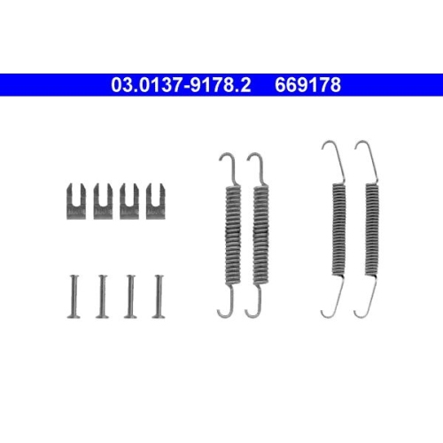 1 Accessory Kit, brake shoes ATE 03.0137-9178.2