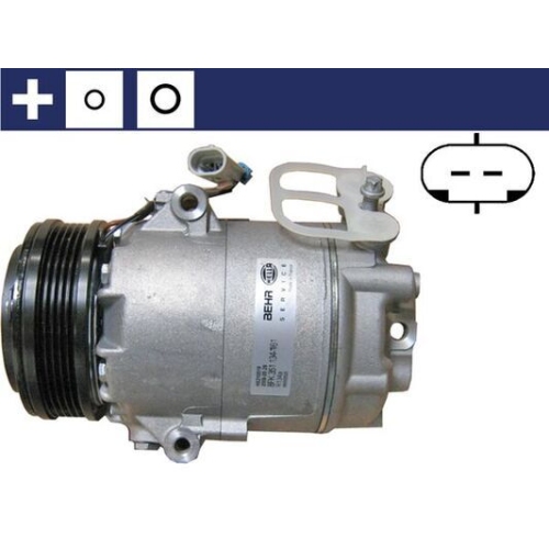 1 Compressor, air conditioning MAHLE ACP 45 000S BEHR OPEL VAUXHALL HOLDEN