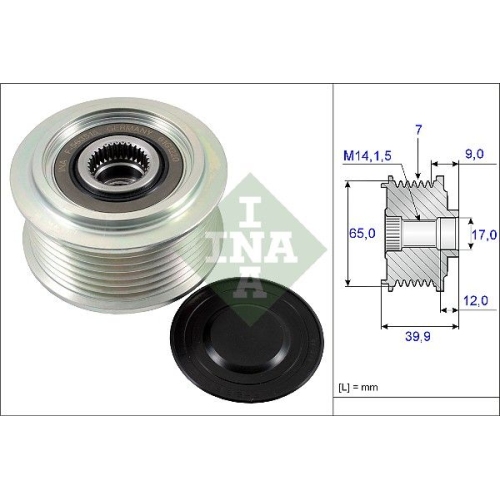 1 Alternator Freewheel Clutch INA 535 0229 10 HONDA