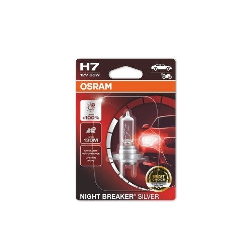 Incandescent lightbulb OSRAM H7 55W / 12V Socket Version: PX26d (64210NBS-01B)