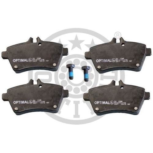 4 Brake Pad Set, disc brake OPTIMAL BP-12385 MERCEDES-BENZ