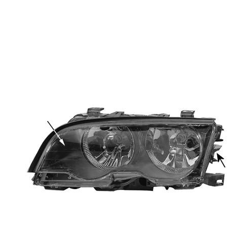 1 Headlight VAN WEZEL 0647965 BMW