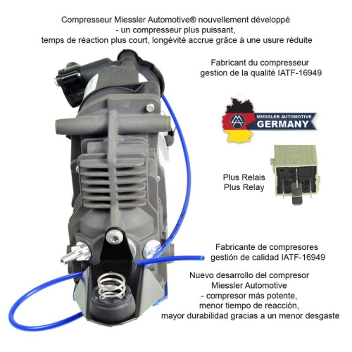 MIESSLER AUTOMOTIVE Kompressor, Druckluftanlage Luftfederung KK00-M203-0E61