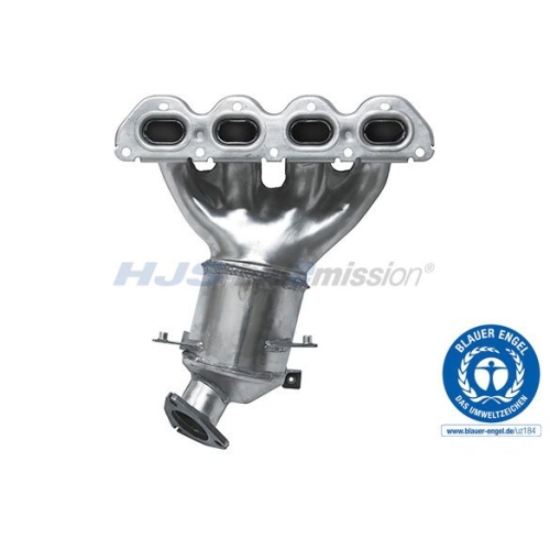 1 Catalytic Converter HJS 96 14 4095 with the ecolabel "Blue Angel" OPEL