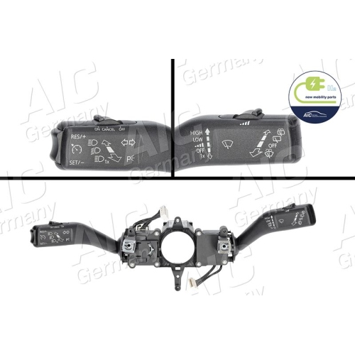 1 Steering Column Switch AIC 71736 NEW MOBILITY PARTS SEAT SKODA VW VAG