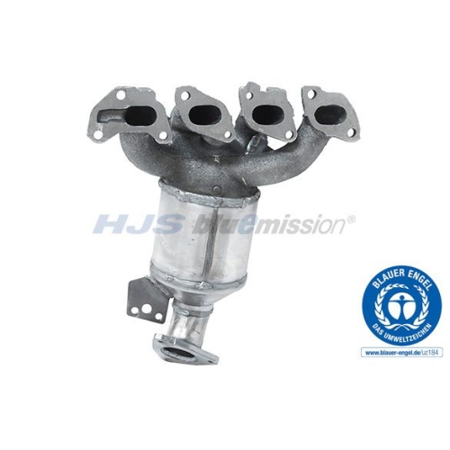 1 Catalytic Converter HJS 96 14 4098 with the ecolabel "Blue Angel" OPEL