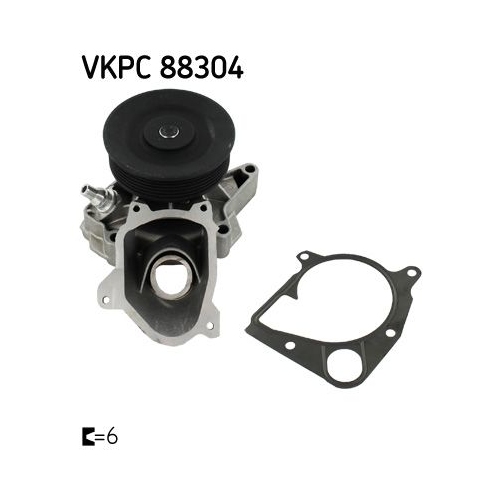 1 Water Pump, engine cooling SKF VKPC 88304 BMW