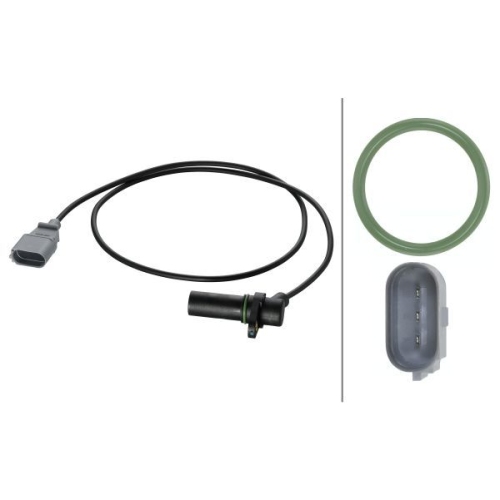 1 Sensor, crankshaft pulse HELLA 6PU 009 167-261 AUDI SKODA VW