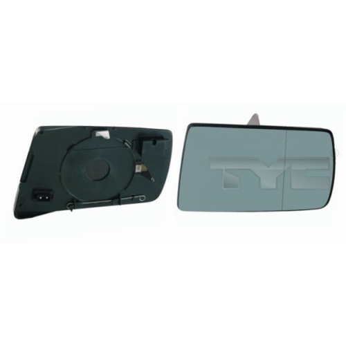 1 Mirror Glass, exterior mirror TYC 321-0017-1 MERCEDES-BENZ