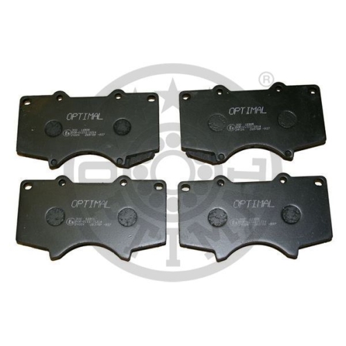 4 Brake Pad Set, disc brake OPTIMAL BP-12305 MITSUBISHI TOYOTA