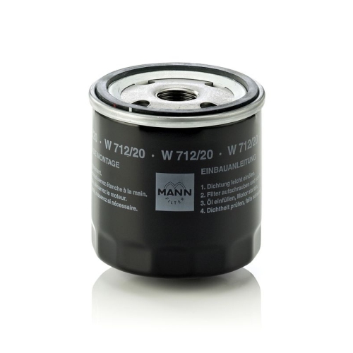 1 Oil Filter MANN-FILTER W 712/20 VAG