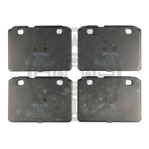 4 Brake Pad Set, disc brake OPTIMAL BP-09151 LADA