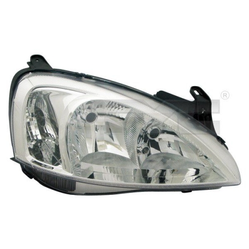 1 Headlight TYC 20-6065-25-2 OPEL