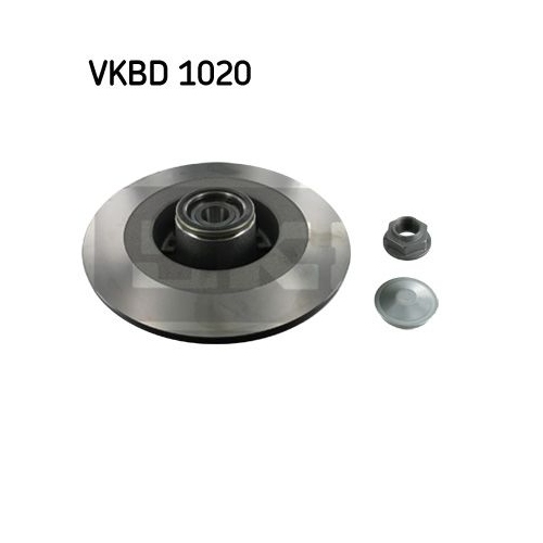 1 Brake Disc SKF VKBD 1020 RENAULT