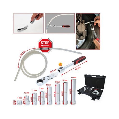 1 Bleed Tool Set, master brake cylinder KS TOOLS 518.0320 AUDI SEAT SKODA VW