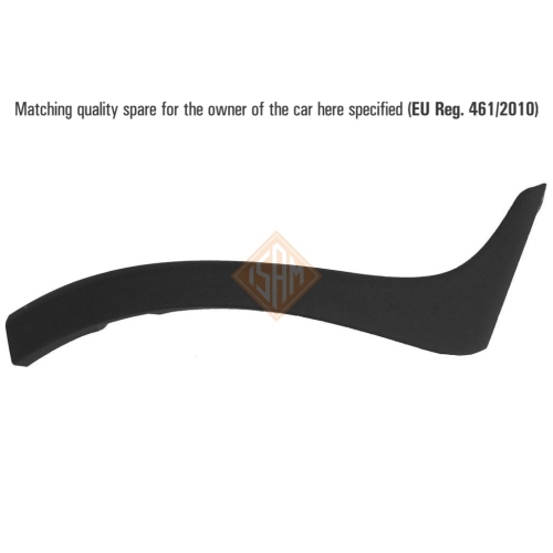 ISAM 0123931 wheel arch strip fender front right for Fiat Panda / Panda Classic