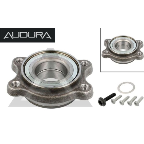 1 wheel bearing set AUDURA suitable for AUDI VW AR11127