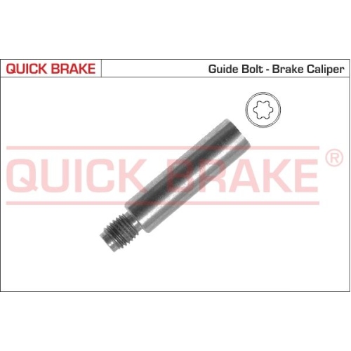 1 Guide Bolt, brake caliper QUICK BRAKE 11201