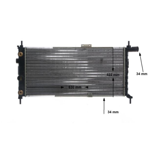 1 Radiator, engine cooling MAHLE CR 479 000S BEHR OPEL VAUXHALL