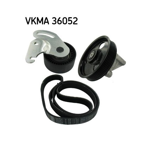 1 V-Ribbed Belt Set SKF VKMA 36052 NISSAN RENAULT
