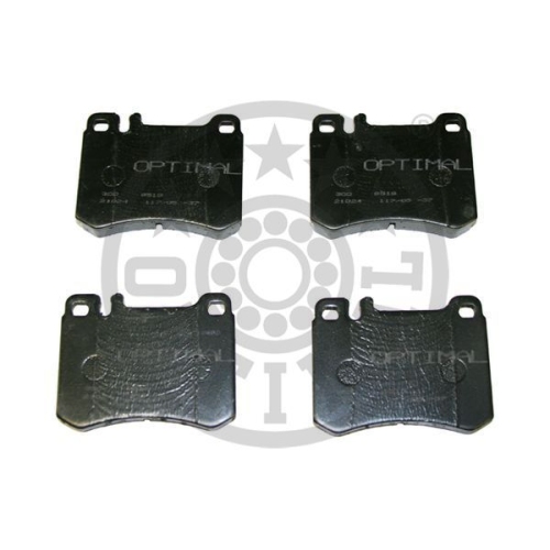 4 Brake Pad Set, disc brake OPTIMAL BP-09519 MERCEDES-BENZ
