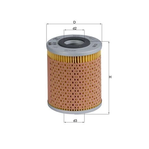 1 Oil Filter MAHLE OX 51 BMW FORD GMC MAZDA