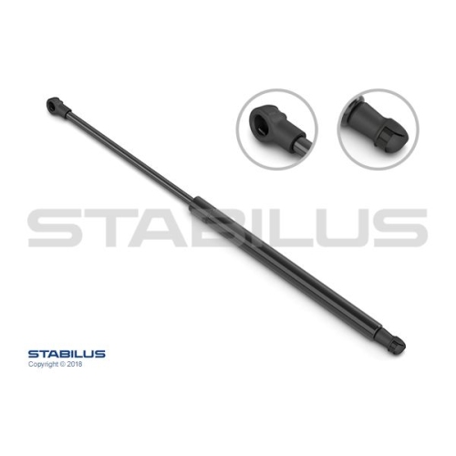 1 Gas Spring, boot-/cargo area STABILUS 015495 // LIFT-O-MAT® TOYOTA
