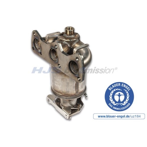 1 Catalytic Converter HJS 96 11 5264 with the ecolabel "Blue Angel" SEAT SKODA
