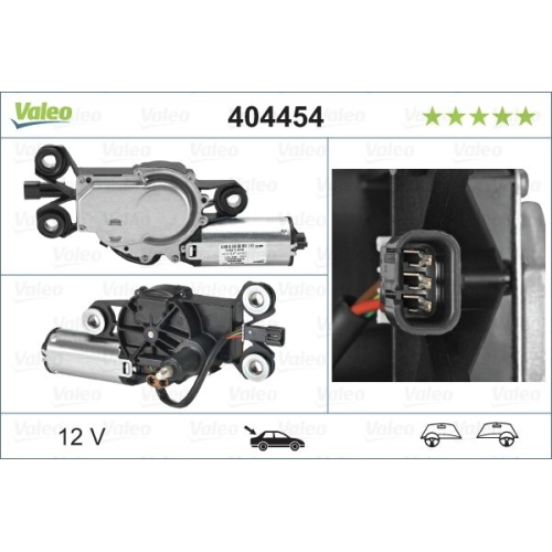 1 Wiper Motor VALEO 404454 ORIGINAL PART SMART