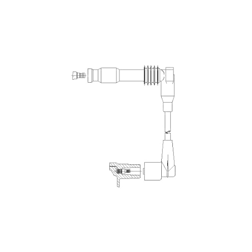 1 Ignition Cable BREMI 381/18 OPEL DAEWOO