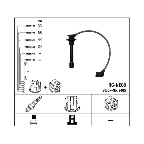 1 Ignition Cable Kit NGK 9405 MAZDA NISSAN INFINITI