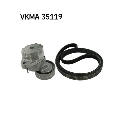 1 V-Ribbed Belt Set SKF VKMA 35119 OPEL VAUXHALL CHEVROLET DAEWOO BUICK (SGM)