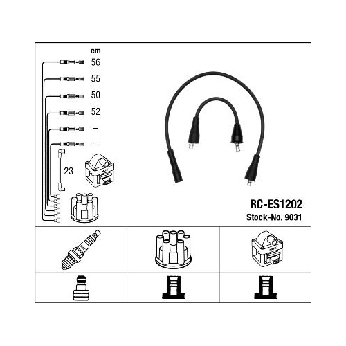 1 Ignition Cable Kit NGK 9031 SUZUKI