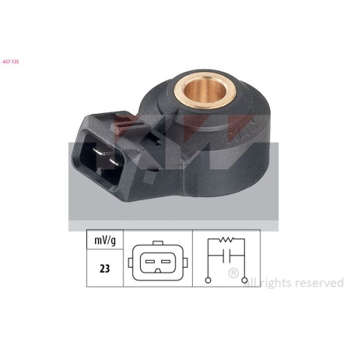 1 Knock Sensor KW 457 135 Made in Italy - OE Equivalent LADA MERCEDES-BENZ