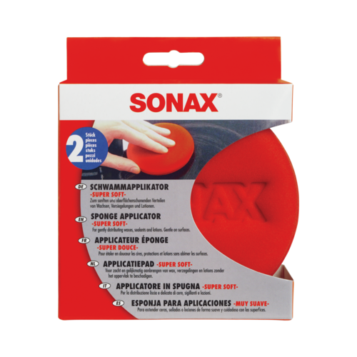 6 Sponge SONAX 04171410 Sponge Applicator -Super Soft-