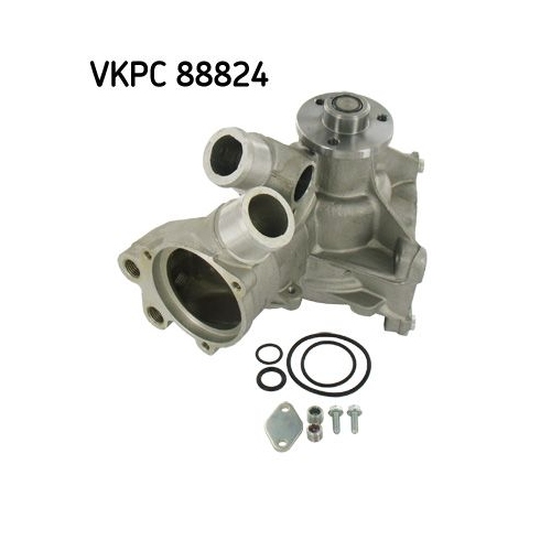 1 Water Pump, engine cooling SKF VKPC 88824 MERCEDES-BENZ