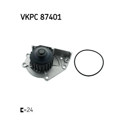 Wasserpumpe, Motorkühlung SKF VKPC 87401 MG ROVER LAND ROVER