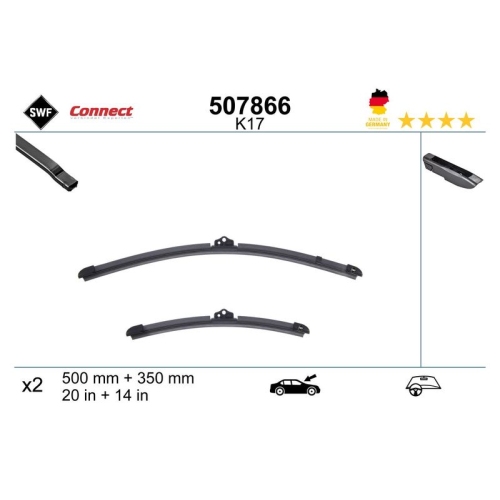 1 Wiper Blade SWF 507866 CONNECT MADE IN GERMANY