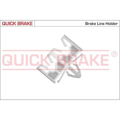 1 Holder, brake line QUICK BRAKE WA