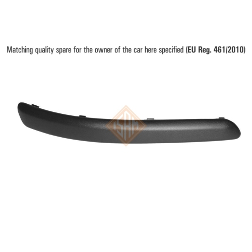 ISAM 0904711 trim / protective strip bumper front right for VW Polo