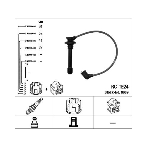 1 Ignition Cable Kit NGK 9609 TOYOTA LEXUS