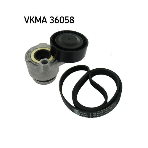 1 V-Ribbed Belt Set SKF VKMA 36058 NISSAN RENAULT