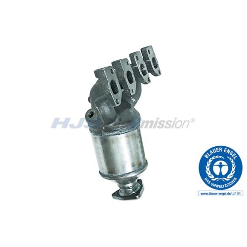1 Catalytic Converter HJS 96 14 4097 with the ecolabel "Blue Angel" OPEL