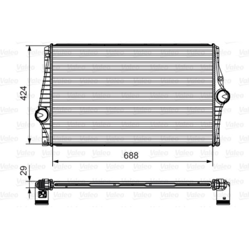 1 Charge Air Cooler VALEO 818280 VOLVO