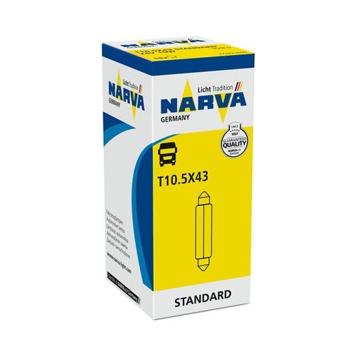 10 Bulb, door entry light NARVA 173273000