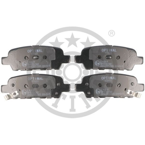 4 Brake Pad Set, disc brake OPTIMAL BP-87601 NISSAN RENAULT INFINITI