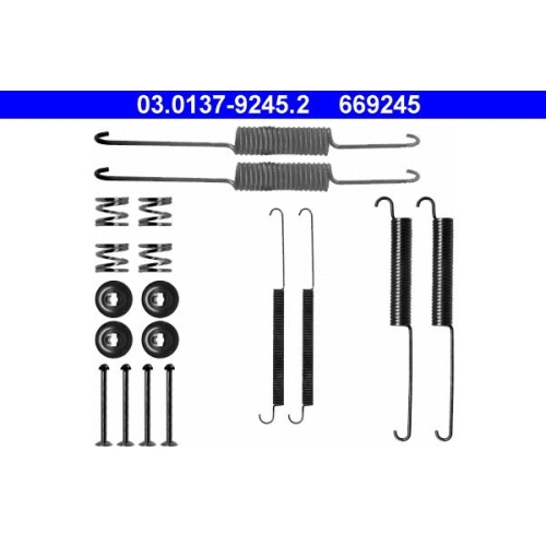1 Accessory Kit, brake shoes ATE 03.0137-9245.2