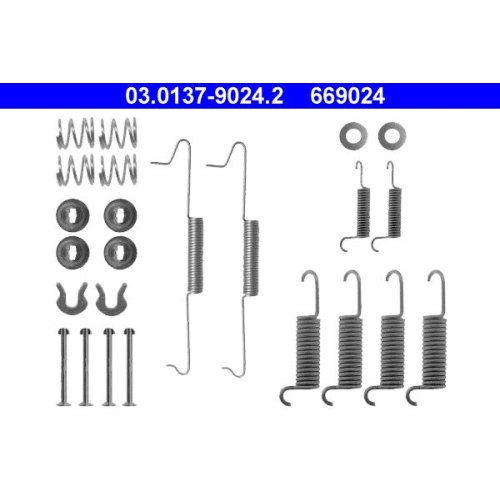 1 Accessory Kit, brake shoes ATE 03.0137-9024.2